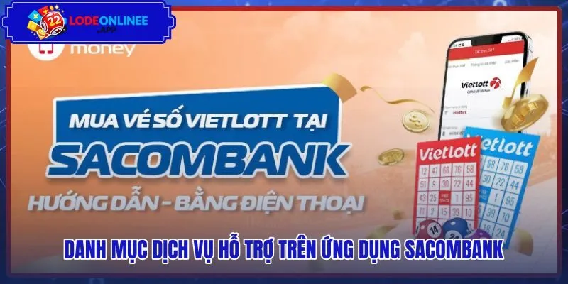 Danh mục mua vé trên app Sacombank cho nhu cầu di chuyển