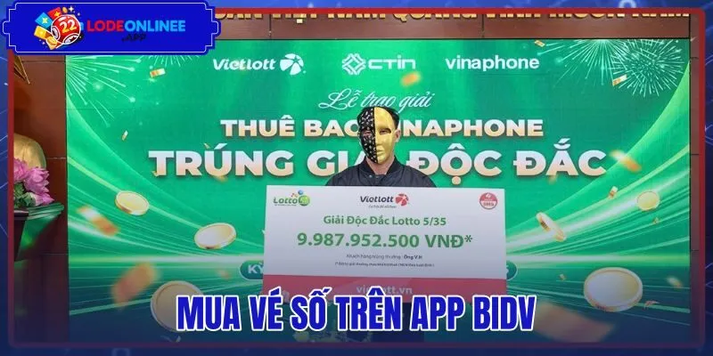 Mua Vé Số Trên App BIDV - 4 Bước Đặt Vé Vietlott SMS